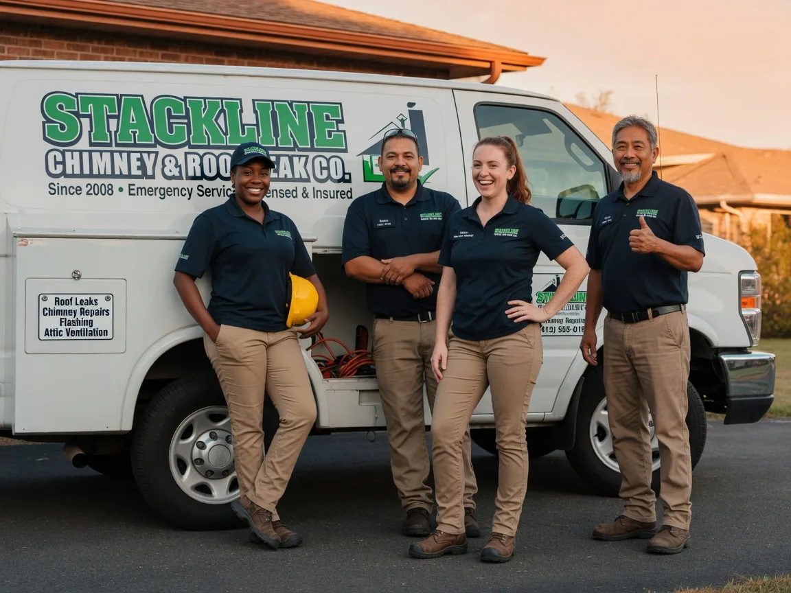 Chimney flashing repair company in Louisburg, NC